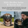 3D Totenkopf 400ml Tasse aus Edelstahl für Getränke wie Produktbild-Vorschau 3