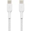 Belkin Câble USB-C/USB-C 1m gainé, blanc CAB004bt1MWH Voir les images du produit 3