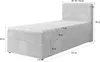 Masseno Boxspringbett PISA 100 100x200 cm Komplett-Set mit Produktbild-Vorschau 6