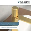 SCHÜTTE Waschtischarmatur NEW YORK, Wasserhahn Bad mit Pop Produktbild-Vorschau 9