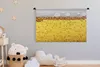 MuchoWow® Wandteppich Wandbehang Bierblasen im Glas 150x100 Produktbild-Vorschau 3