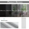 Francúzsky Blackout Door Curtain White, Privacy Screen Náhľad obrázku produktu 8