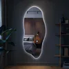LED Spiegel unregelmäßig 45 x 100 cm – Beleuchteter Design Produktbild-Vorschau 4