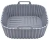 WELLHAUS Silikoneinsatz Airfryer quadratisch 16x16 cm Produktbild-Vorschau 4