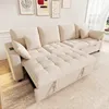Merax L-förmiges 4-Sitzer Ecksofa Schlafsofa mit Produktbild-Vorschau 4