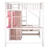 Lit mezzanine métallique Merax 140 x 200 cm avec bureau et Voir les images du produit 6
