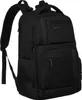 A black laptop backpack is shown against a white background. Náhled obrázku produktu