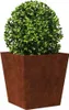 vidaXL Pflanzkübel 2 Stk. 40x40x40 cm Wetterfester Stahl Produktbild-Vorschau 4