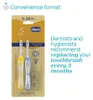Chicco Brosse à dents 6-36 mois Indigo, 2 pièces Voir les images du produit 2