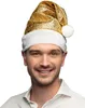 Cappello di Babbo Natale "Glitter" | Oro Anteprima dell’immagine prodotto 2