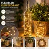 2x LED Lichterkette 20m 200 LEDs Warmweiß 8 Modi Produktbild-Vorschau 5