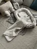 PUSTELBLUME/ MINKY Grau Babynestchen Unterlage 5 Tlg SET Produktbild-Vorschau 1