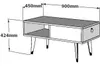 Skye Decor, Delux - Sapphire, White, Couchtische, Saphir, Produktbild-Vorschau 5