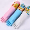 3 Paar Gummi-Reinigungshandschuhe, Geschirrspülhandschuhe Produktbild-Vorschau 3