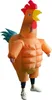 Aufblasbares Huhn Kostüm für Erwachsene Huhn Kostüm Produktbild-Vorschau 1