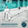 COIL Pool-Abdeckplane Poolabdeckung Aufroller, Fahrbares Produktbild-Vorschau 8