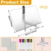 Led Notiztafel mit Farben,30x20cm Acryl Notiztafel mit 12 Produktbild-Vorschau 3