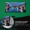 Wandkunst Leinwand Bild Uhr 60x30 Gemälde Architektur Produktbild-Vorschau 5