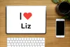 MuchoWow® Laptop Aufkleber Sticker Cover Ich liebe - Liz - Produktbild-Vorschau 2
