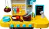 Aga4Kids Plastikküche mit Spülbecken und Wasserpumpe, Regal Produktbild-Vorschau 4