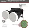 Golden Media 08-6975, Satellite antenna converter, Czarny, Podgląd zdjęcia produktu 16