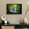 MuchoWow® MuchoWow® Gerahmtes Poster Dschungel - Wasserfall Produktbild-Vorschau 2