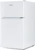 A white refrigerator with a freezer compartment. Produktbild-Vorschau