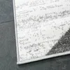 Teppich Geometrisches Muster Meliert in Grau Weiß Schwarz Produktbild-Vorschau 3