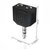 deleyCON 2 Stück 3,5mm Klinke Stereo Audio Adapter Produktbild-Vorschau 2
