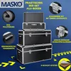 Masko® 3er SET Alu Boxen Alubox Alukiste Transportbox Produktbild-Vorschau 2