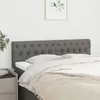 vidaXL Kopfteile 2 Stk. Dunkelgrau 80x7x78/88 cm Stoff -  Produktbild-Vorschau 2
