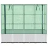 Hochbeet mit Gewächshaus-Aufsatz Rattan-Optik 160x40x153 cm Produktbild-Vorschau 4