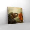Bild auf Leinwand - Leinwandbild - Elefant Mönch Stoßzahn - Produktbild-Vorschau 4