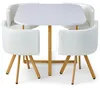 MENZZO Table et chaises scandinaves Oslo Blanc Voir les images du produit 1