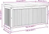 Outdoor-Kissenbox 113x50x60,5 cm Massivholz Akazie Produktbild-Vorschau 11