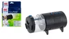 A product shot of a Juwel EasyFeed automatic fish feeder and its packaging. Produktbild-Vorschau