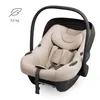 A beige and black baby car seat is shown against a white background. Produktbild-Vorschau