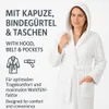 Bata de algodón Betz con capucha para hombre y mujer - Bata Vista previa de la imagen del producto 5