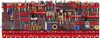 A wall-mounted tool organizer filled with various tools. Produktbild-Vorschau
