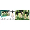 A collage of product packaging, a close-up of a single light bulb, and a string of lights in an outdoor setting. Anteprima dell’immagine prodotto