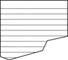 A black and white line drawing of a cross-section of a body of water with horizontal lines indicating depth. Anteprima dell’immagine prodotto