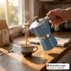 Espressokocher 3 Tassen Aluminium Mokkakanne Herdplatte Produktbild-Vorschau 2