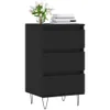 vidaXL Sideboard Schwarz 40x35x70 cm Holzwerkstoff Produktbild-Vorschau 4