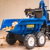 FALK Trattore a pedali New Holland T8 con escavatore e Anteprima dell’immagine prodotto 4