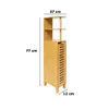 5five Simply Smart | Schmaler Badezimmerschrank aus Bambus Produktbild-Vorschau 3