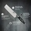 Zelite Nakiri Kochmesser, Profi Messer aus Deutschem Produktbild-Vorschau 2