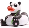 Badeente Pandabär schwarz weiß Vinyl 9 cm Produktbild-Vorschau 1