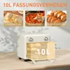 Minibackofen mit Umluft 10L 2 in 1 Mini Ofen mit Ofenrost, Produktbild-Vorschau 4