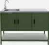 Mobile da cucina a isola da esterno in acciaio, 2 moduli, Anteprima dell’immagine prodotto 10