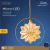Décoration POLAR étoile dorée micro LED fi 26 cm HOMLA Voir les images du produit 5